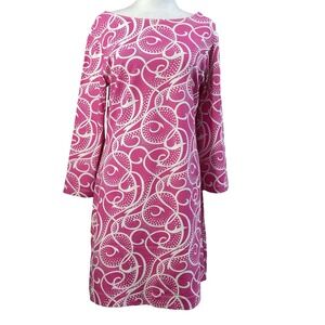 Melly M Dress Womens Medium Pink Nylon‎ Vacation Resort Cruise Preppy